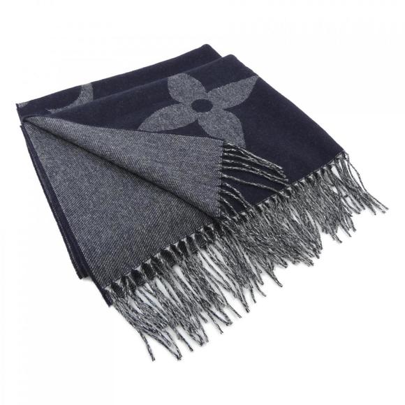 LOUIS VUITTON Black Scarf - Picture 1 of 4